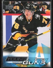 2022-23 Upper Deck Young Guns #237 Valtteri Puustinen Pittsburgh Penguins Rookie